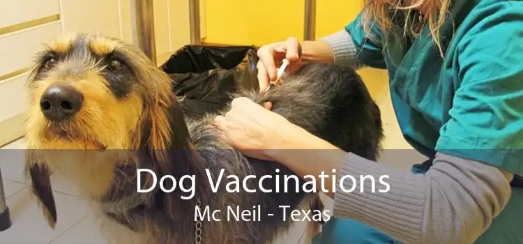 Dog Vaccinations Mc Neil - Texas