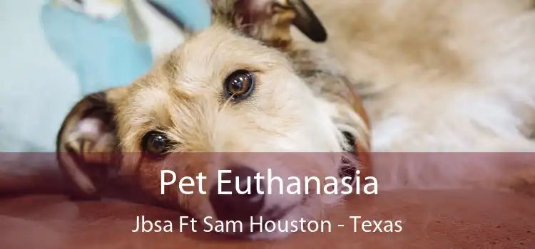 Pet Euthanasia Jbsa Ft Sam Houston - Texas